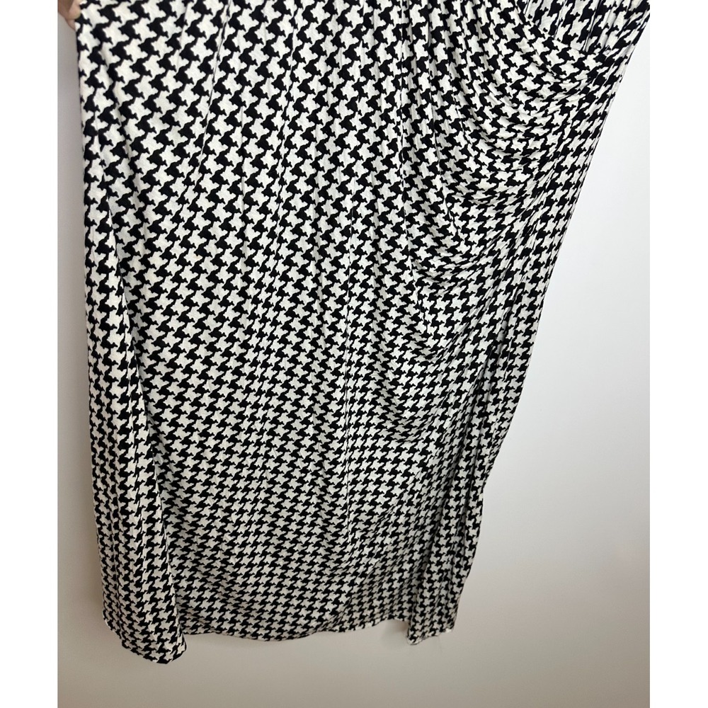NEW Lauren Ralph Lauren Houndstooth Surplice Ruched Sheath Dress Plus Size 3X - Picture 6 of 10